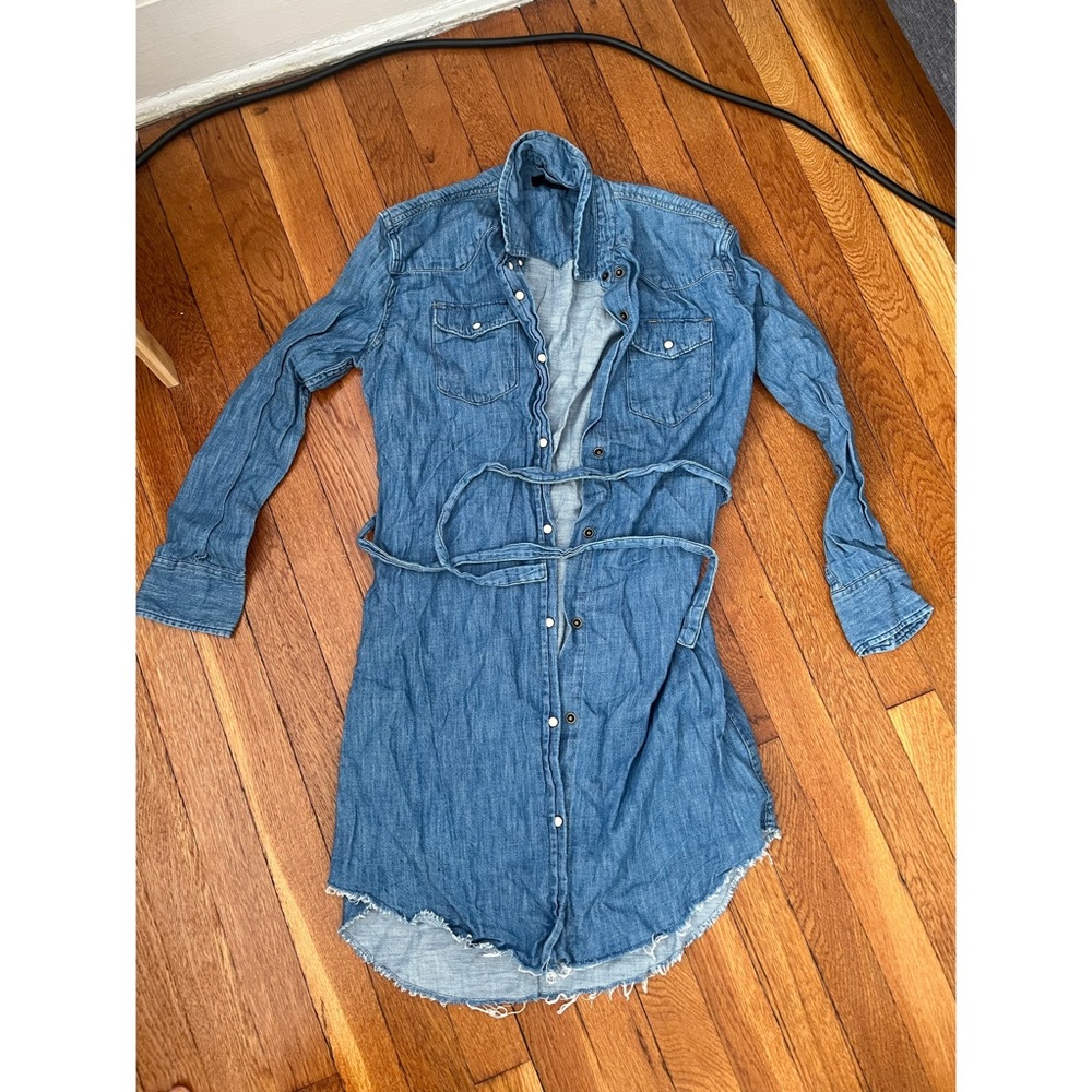 All saints denim dress